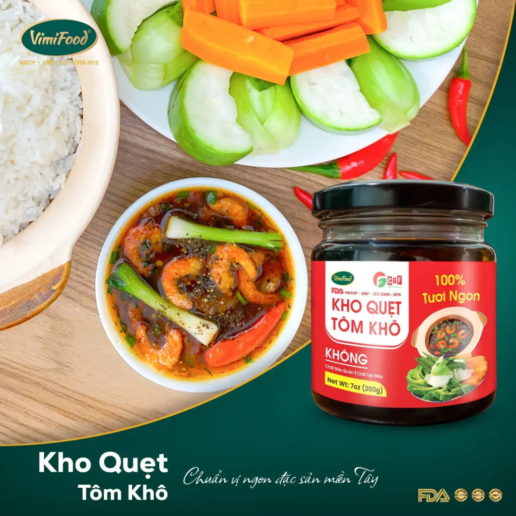 Kho Quẹt Tôm Khô Vimifood