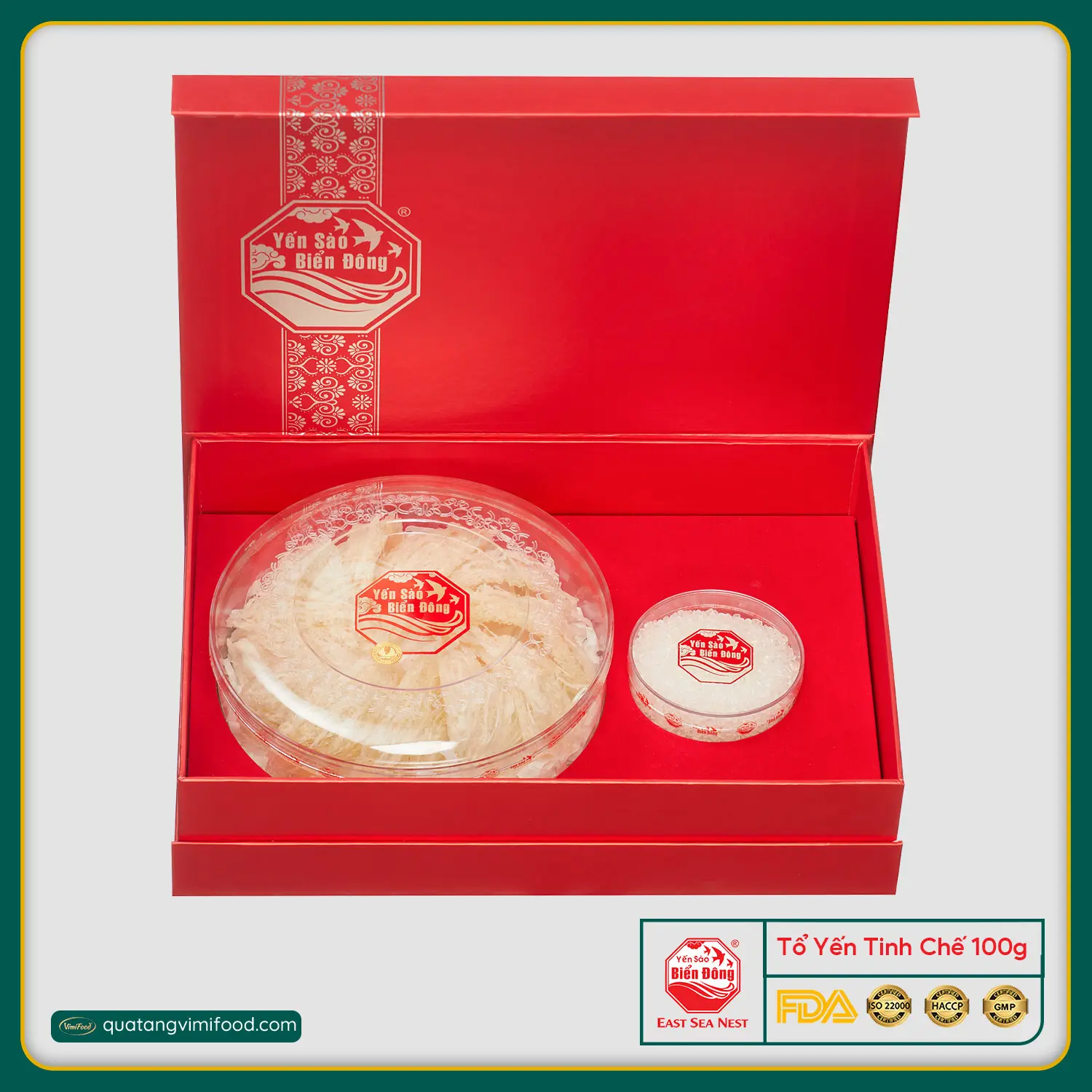 Hộp Quà Tổ Yến Cao Cấp 100g thương hiệu Yến Sào Biển Đông ESN
