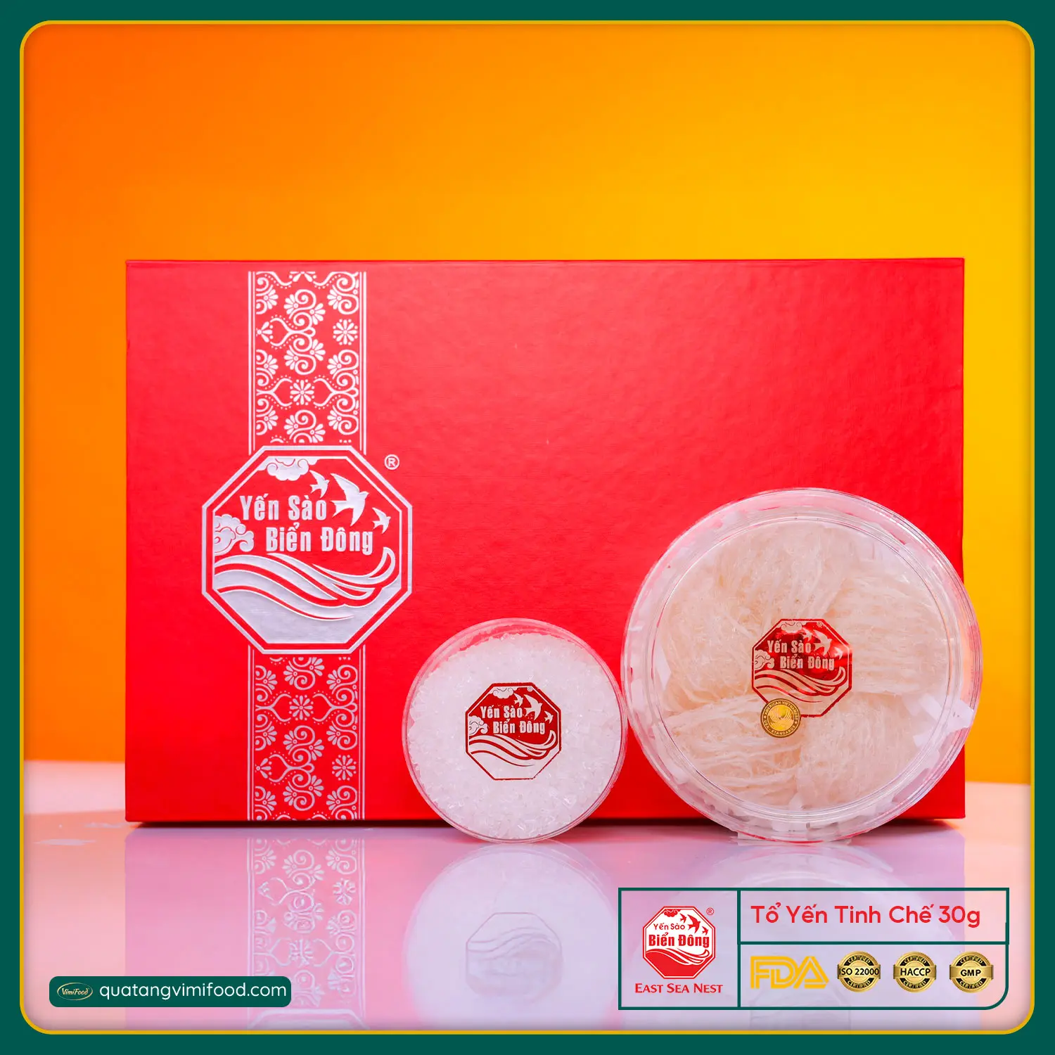 Hộp Quà Tổ Yến Cao Cấp 30g thương hiệu Yến Sào Biển Đông ESN
